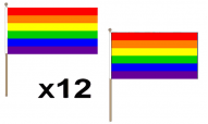 Rainbow Hand Flags